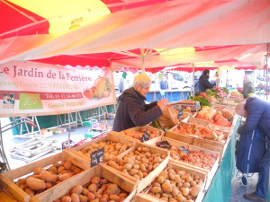Jardin de La perrière vend ses légumes bio sur le marché de Saint Brieuc